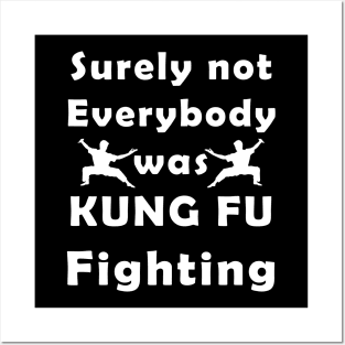 surely not everybody was kung fu fighting Posters and Art